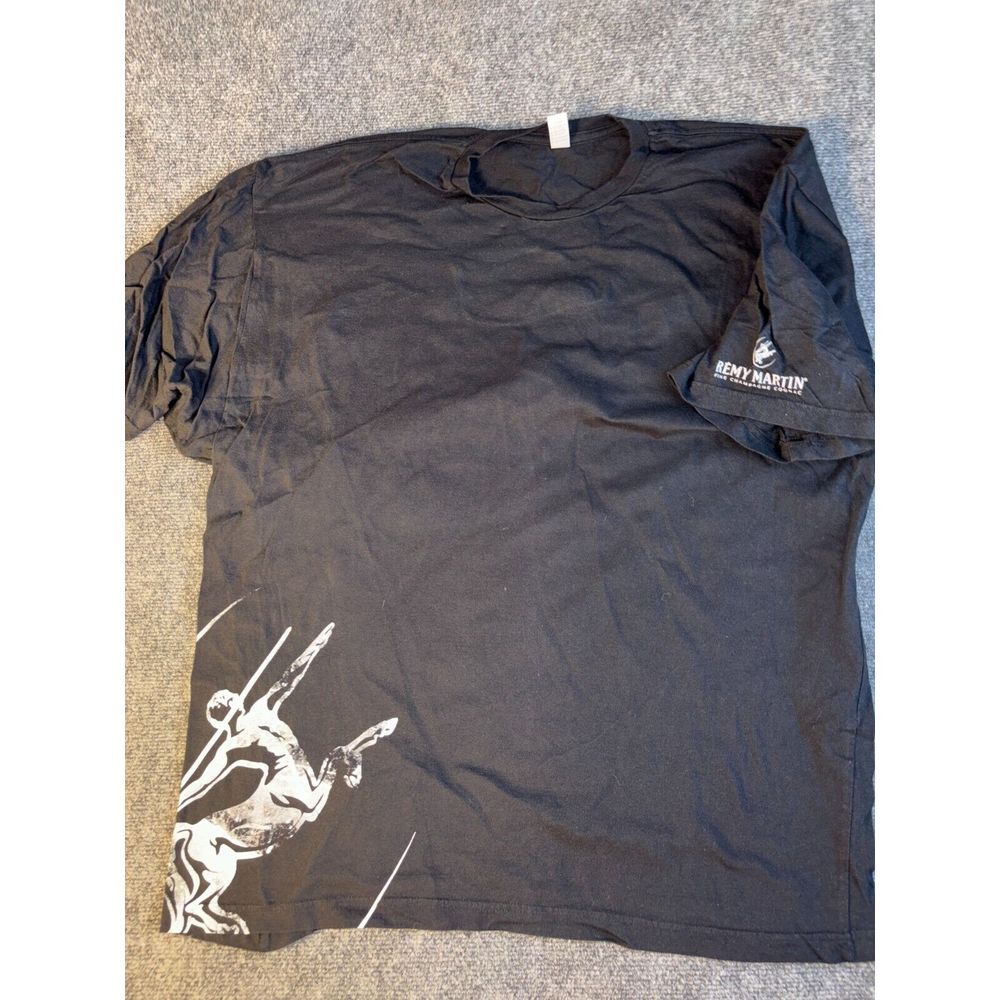 Remy Martin Tee Shirt Men's M Black Fine Champagne Cognac Short Sleeve Crew Neck